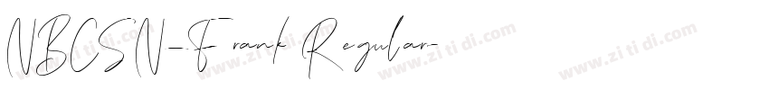 NBCSN_Frank Regular字体转换